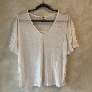 Old navy short sleeve v neck blouse